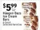 Met Foodmarkets Haagen-Dazs ice cream bars offer