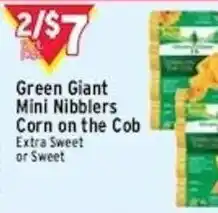 Met Foodmarkets Green Giant mini nibblers corn on the cob offer