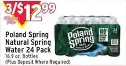 Met Foodmarkets Poland Spring Natural Spring Water offer
