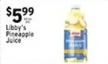 Met Foodmarkets Libby's Pineapple Juice offer