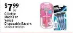 Met Foodmarkets Gillette Mach3 or Venus Disposable Razors offer