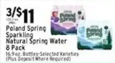Met Foodmarkets Poland Spring Sparkling Natural Spring Water offer