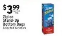 Met Foodmarkets Ziploc stand-up bottom bags offer