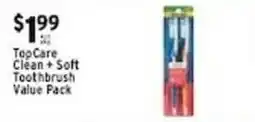 Met Foodmarkets TopCare Clean + Soft Toothbrush Value Pack offer