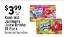 Met Foodmarkets Kool-Aid Jammers Juice Drinks offer