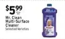 Met Foodmarkets Mr. Clean multi-surface cleaner offer