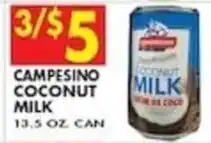 Compare Foods Campesino coconut milk offer