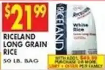 Compare Foods Riceland long grain rice offer