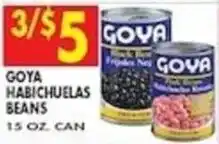 Compare Foods Goya habichuelas beans offer