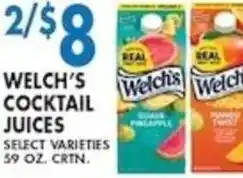Compare Foods Welch's cocktail juices offer