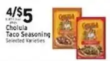 Met Foodmarkets Cholula Taco Seasoning offer