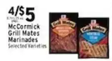 Met Foodmarkets McCormick Grill Mates Marinades offer