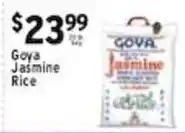 Met Foodmarkets Goya jasmine rice offer