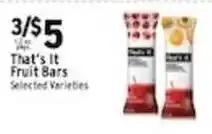 Met Foodmarkets That's It Fruit Bars offer