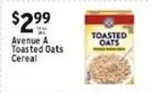 Met Foodmarkets Avenue A Toasted Oats Cereal offer
