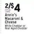 Met Foodmarkets Annie's Macaroni & Cheese offer