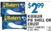 Compare Foods Baker's pie shell or crust offer
