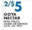 Compare Foods Goya nectar offer
