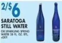 Compare Foods Saratoga still water offer