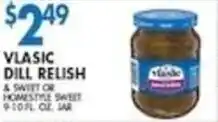Compare Foods Vlasic dill relish offer