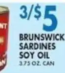 Compare Foods Brunswick sardines soy oil offer