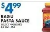 Compare Foods Ragu pasta sauce offer