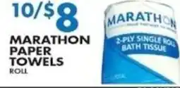 Compare Foods Marathon paper towels roll offer