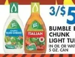 Compare Foods Bumble Bee Chunk Light Tuna offer