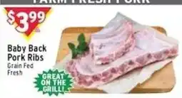 Met Foodmarkets Farm Fresh Pork Baby Back Pork Ribs offer