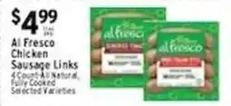 Met Foodmarkets Al Fresco Chicken Sausage Links offer