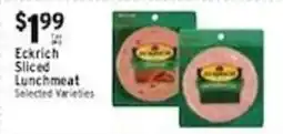 Met Foodmarkets Eckrich Sliced Lunchmeat offer