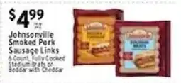 Met Foodmarkets Johnsonville Smoked Pork Sausage Links offer