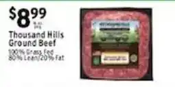 Met Foodmarkets Thousand Hills Ground Beef offer