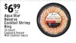 Met Foodmarkets Aqua Star Reserve Cocktail Shrimp Ring offer
