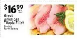 Met Foodmarkets Great American Tilapia Fillet offer