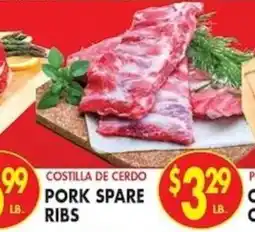 Compare Foods Pork Spare Ribs offer