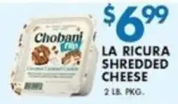 Compare Foods Chobani La Ricura Shredded Cheese offer