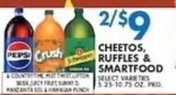 Compare Foods Pepsi, Crush, Schweppes & Country Time, Mist Twister, Lipton offer