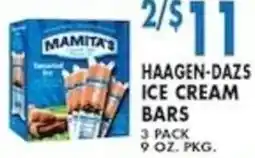 Compare Foods Haagen-Dazs ice cream bars offer