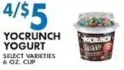 Compare Foods Yocrunch yogurt offer