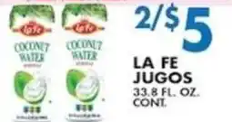 Compare Foods La Fe coconut water offer