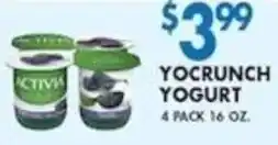 Compare Foods Activia Yocrunch Yogurt offer
