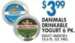 Compare Foods Danimals drinkable yogurt offer