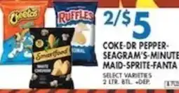 Compare Foods Coke-Dr Pepper-Seagram's-Minute Maid-Sprite-Fanta offer