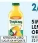 Compare Foods Tropicana refreshers offer