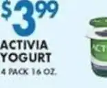 Compare Foods Activia yogurt offer