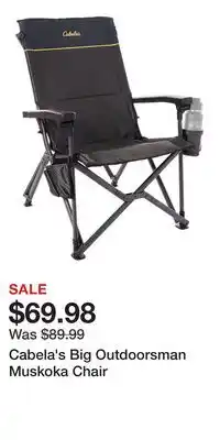 Cabela's Cabela's Big Outdoorsman Muskoka Chair offer