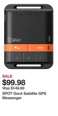 Cabela's SPOT Gen4 Satellite GPS Messenger offer