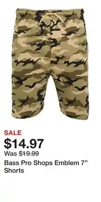Cabela's Bass Pro Shops Emblem 7 Shorts offer