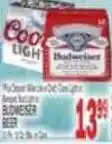 C Town Budweiser beer offer